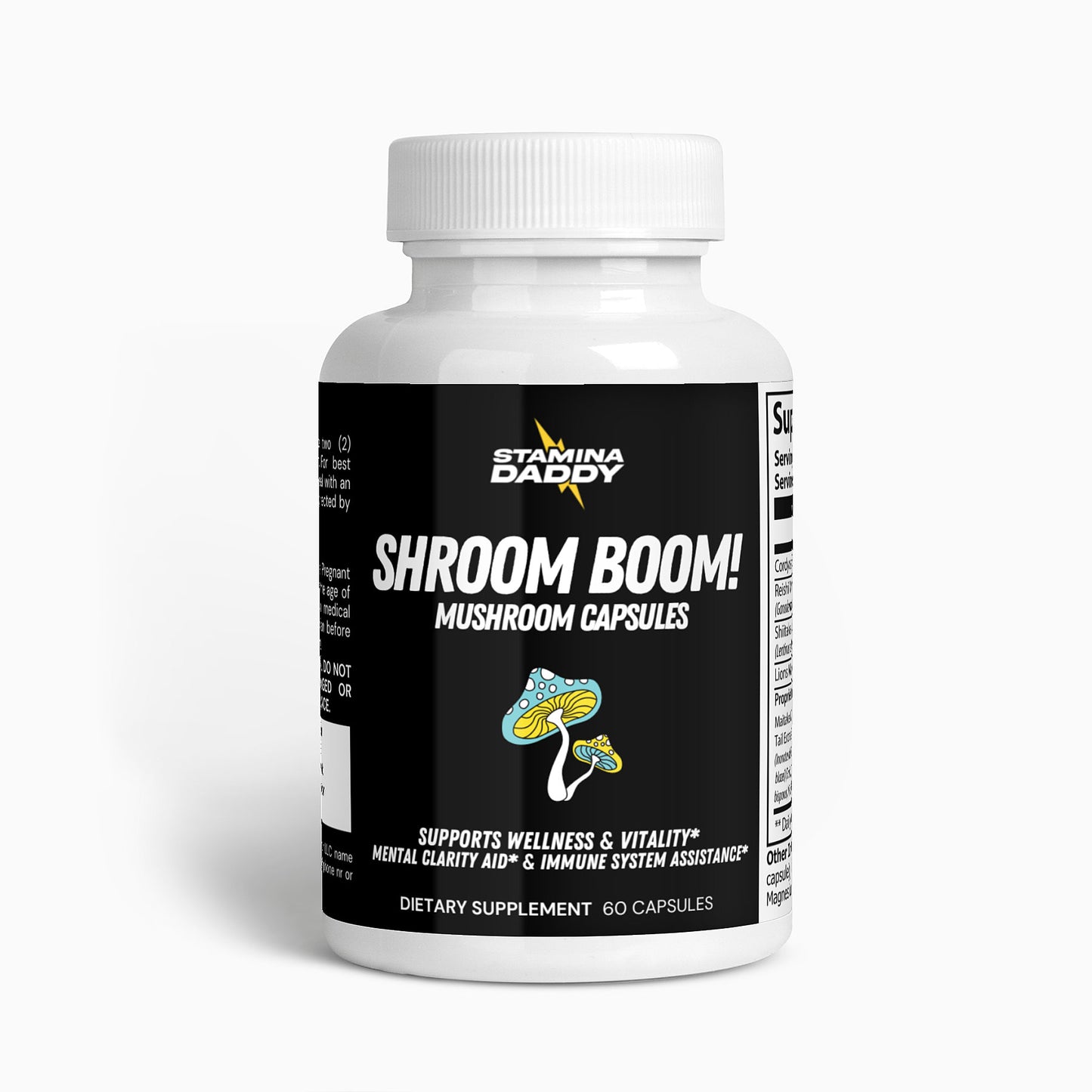 SHROOM BOOM! - Mushroom Complex 10-in-1 Capsules.