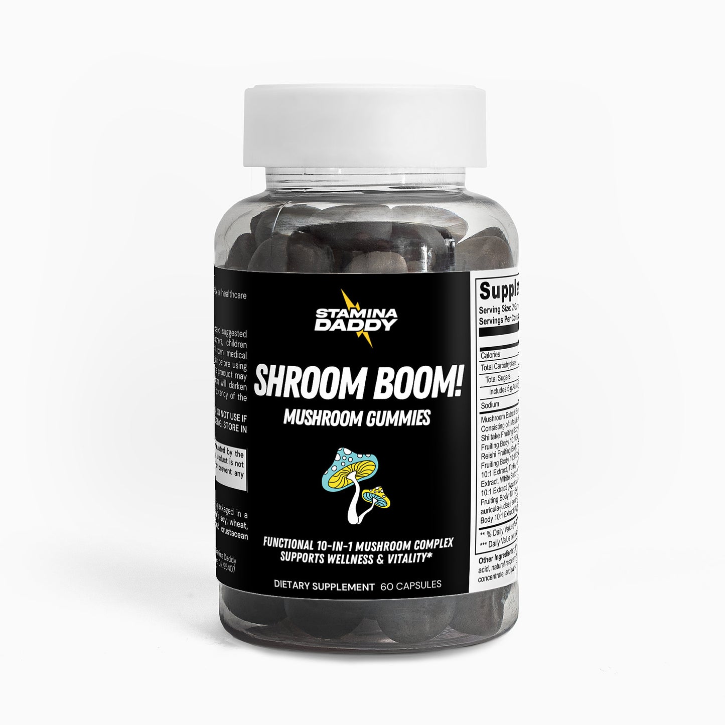 SHROOM BOOM! Mushroom Gummies - Functional 10-in-1 Mushrrom Complex