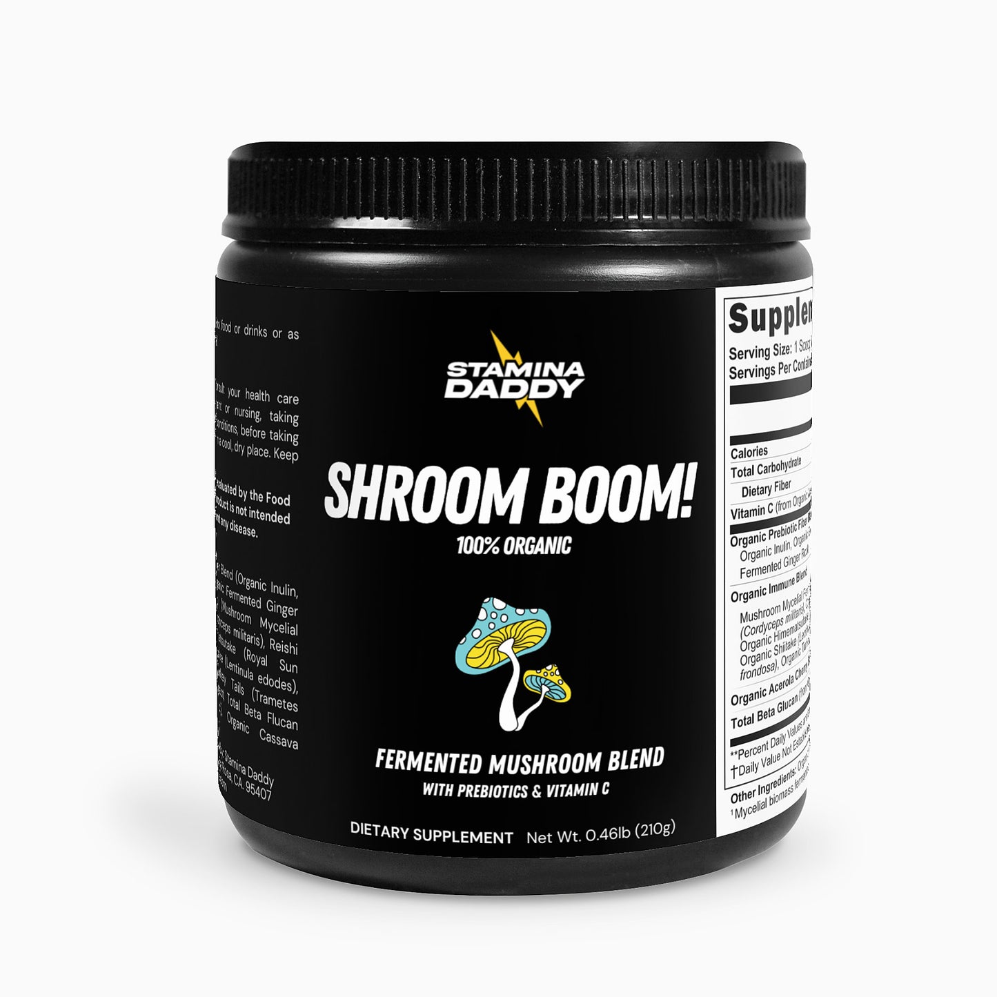 SHROOM BOOM! - Fermented Mushroom Blend w/ Vitamin C & Prebiotics