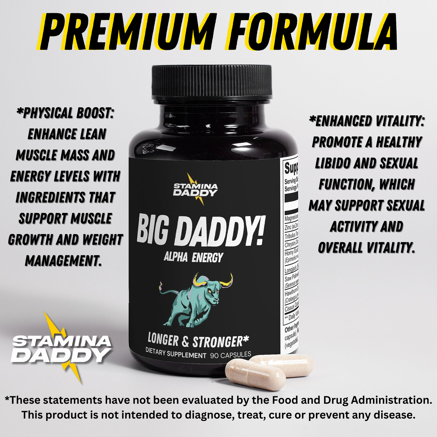 BIG DADDY! Alpha Energy Capsules