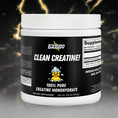 CLEAN CREATINE! - 100% Pure Creatine Monohydrate Powder