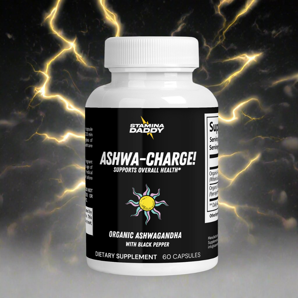 ASHWA-CHARGE! Organic Ashwagandha with Black Pepper