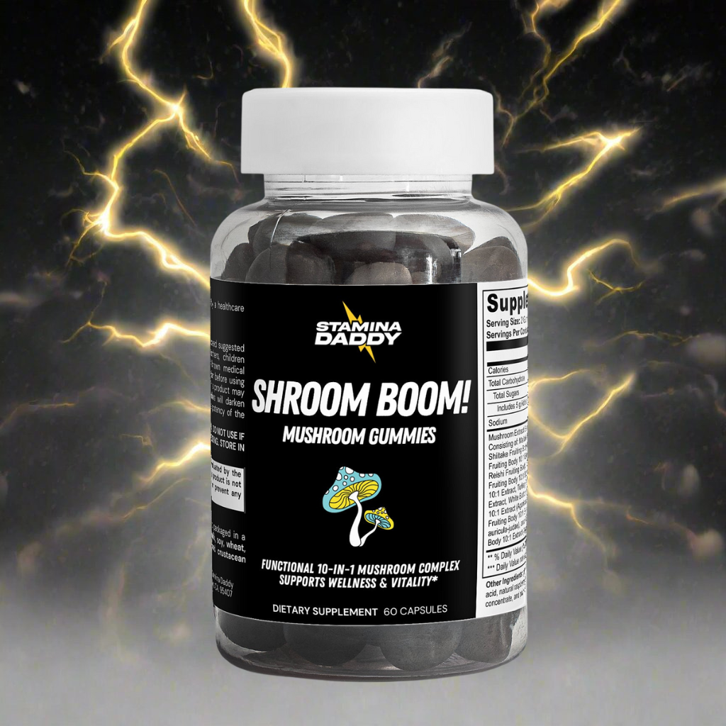 SHROOM BOOM! Mushroom Gummies - Functional 10-in-1 Mushrrom Complex